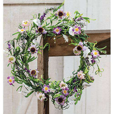 Spring Lilac Garden Wreath, 20